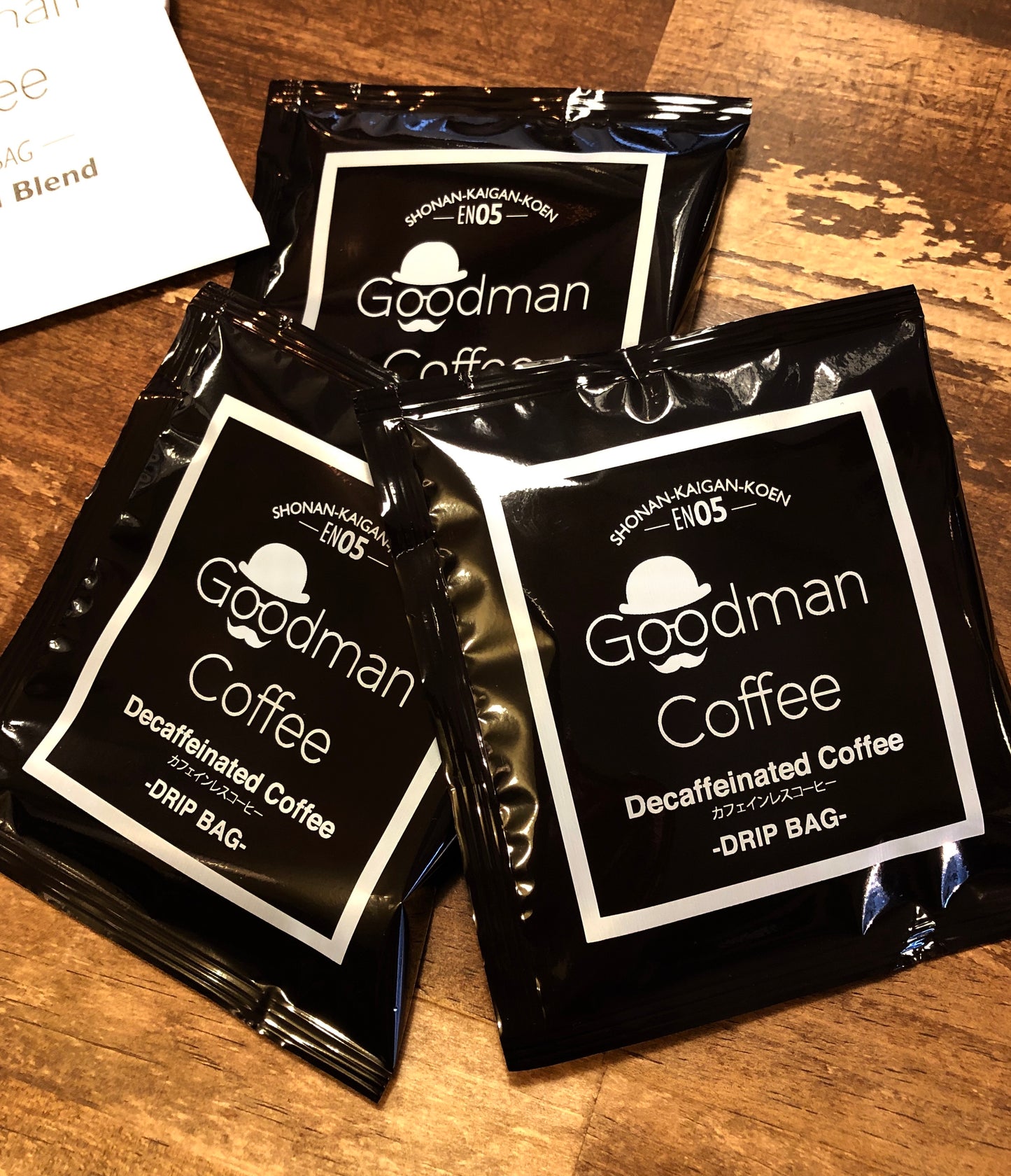 Decaffeinated Drip Bag Coffee カフェイン・レス ドリップバッグ コーヒー 10個入り